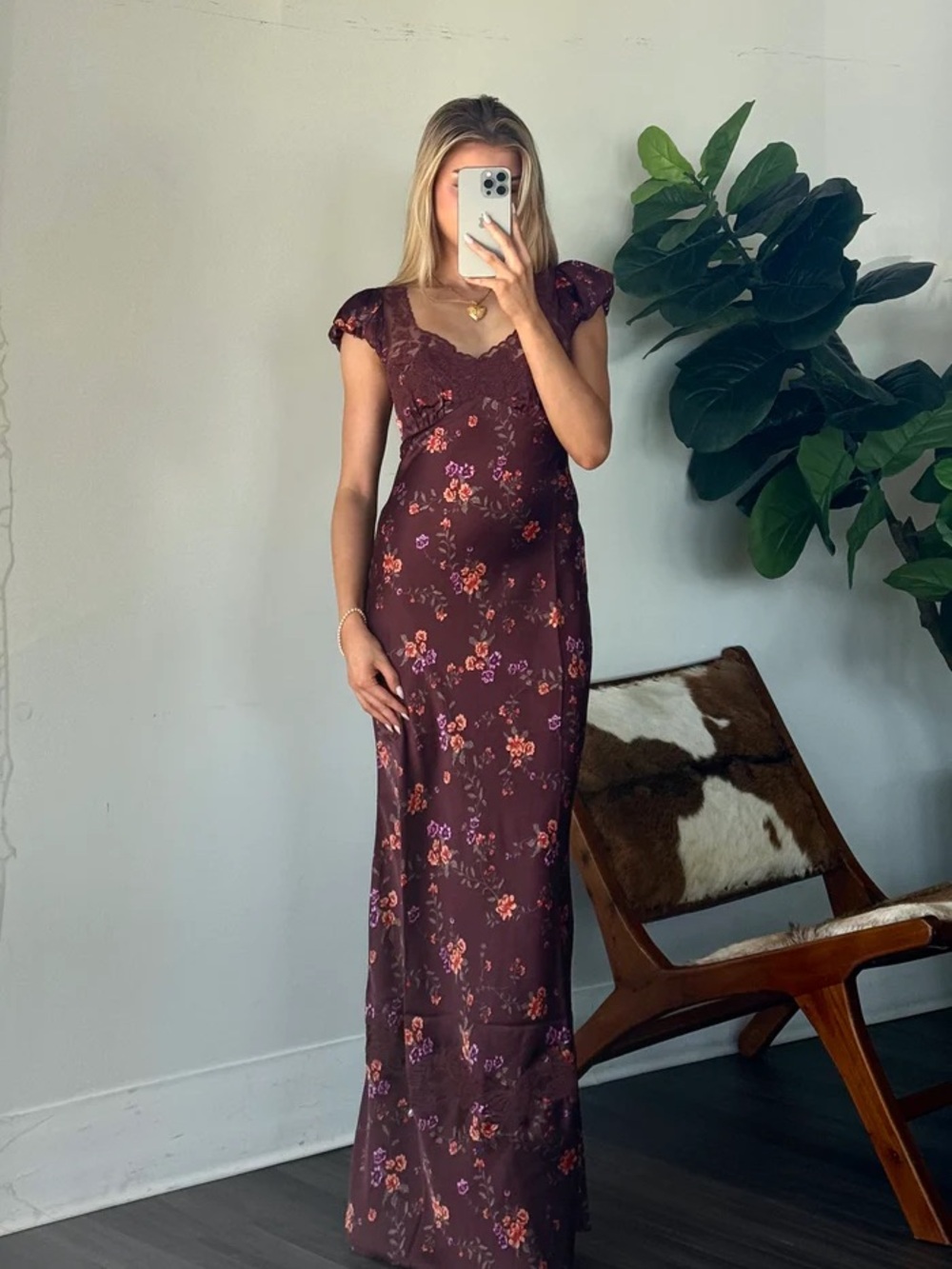 Free People NWOT - Butterfly Babe Maxi Sun Dress Coquette Floral size XS